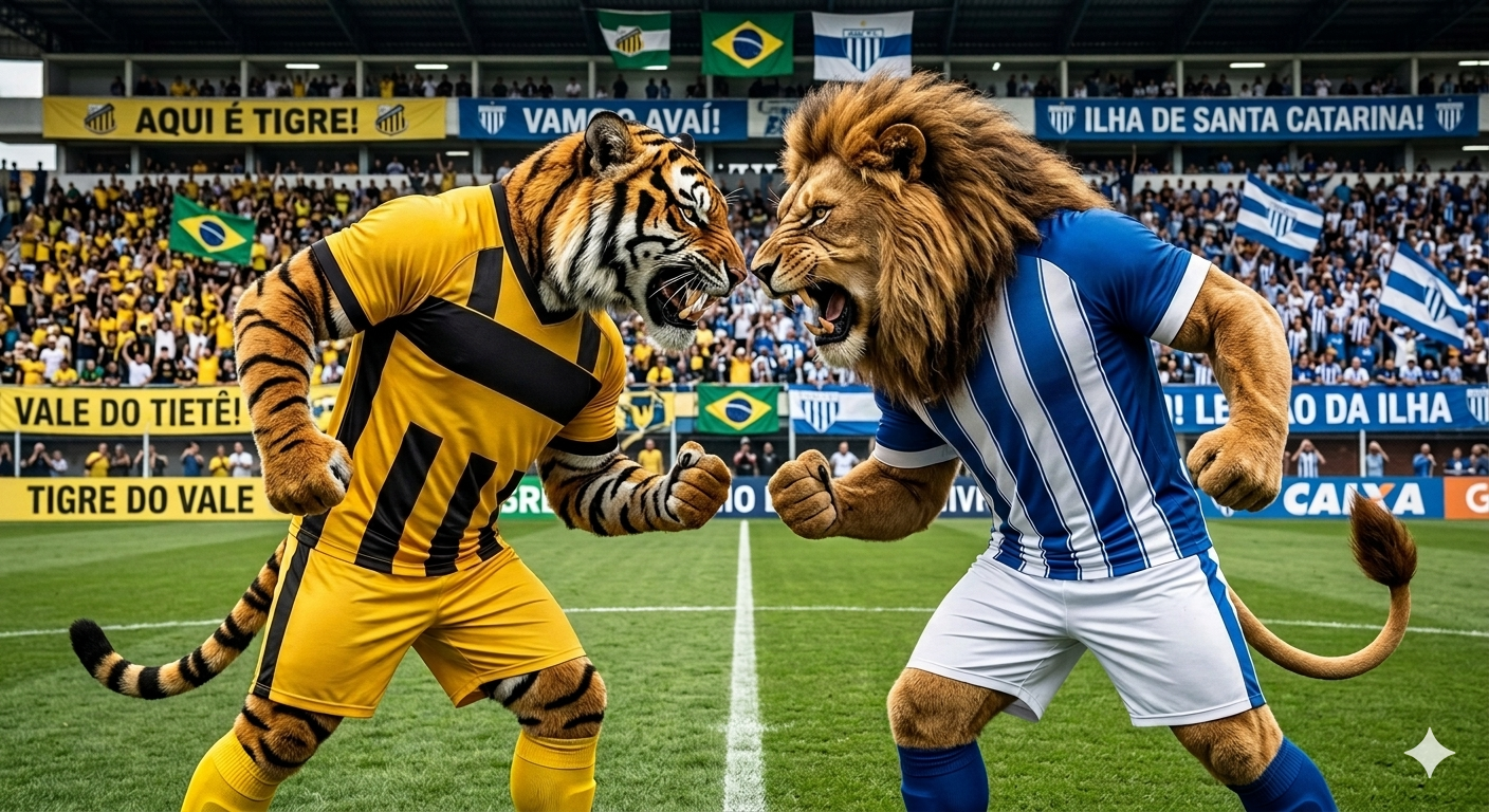 72 HORAS PARA A REVANCHE: O Tigre encara o mesmo Avaí que acabou de bater na cara — e agora os 8 pontos viram guerra
